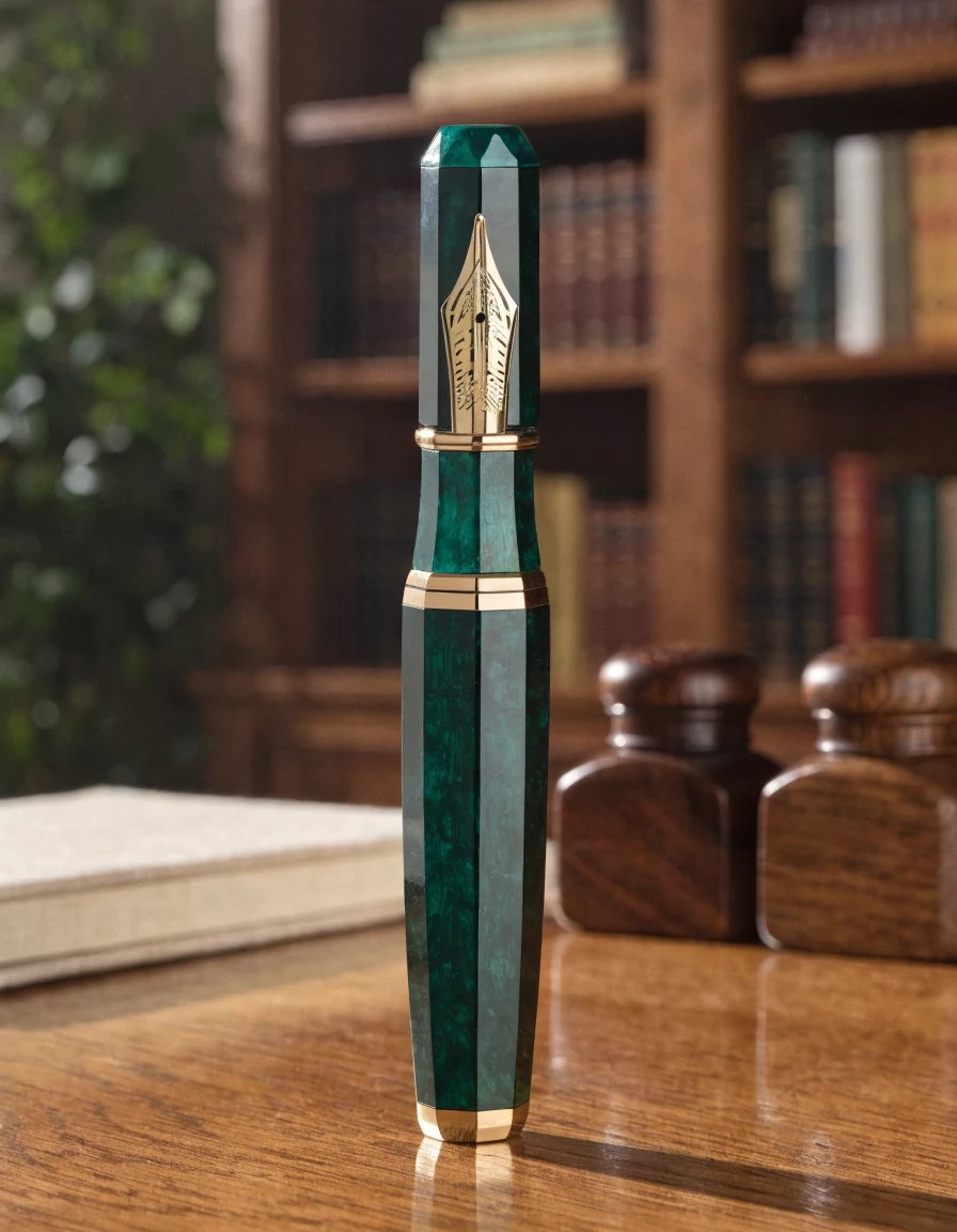 Stylo Sport octogonal vert